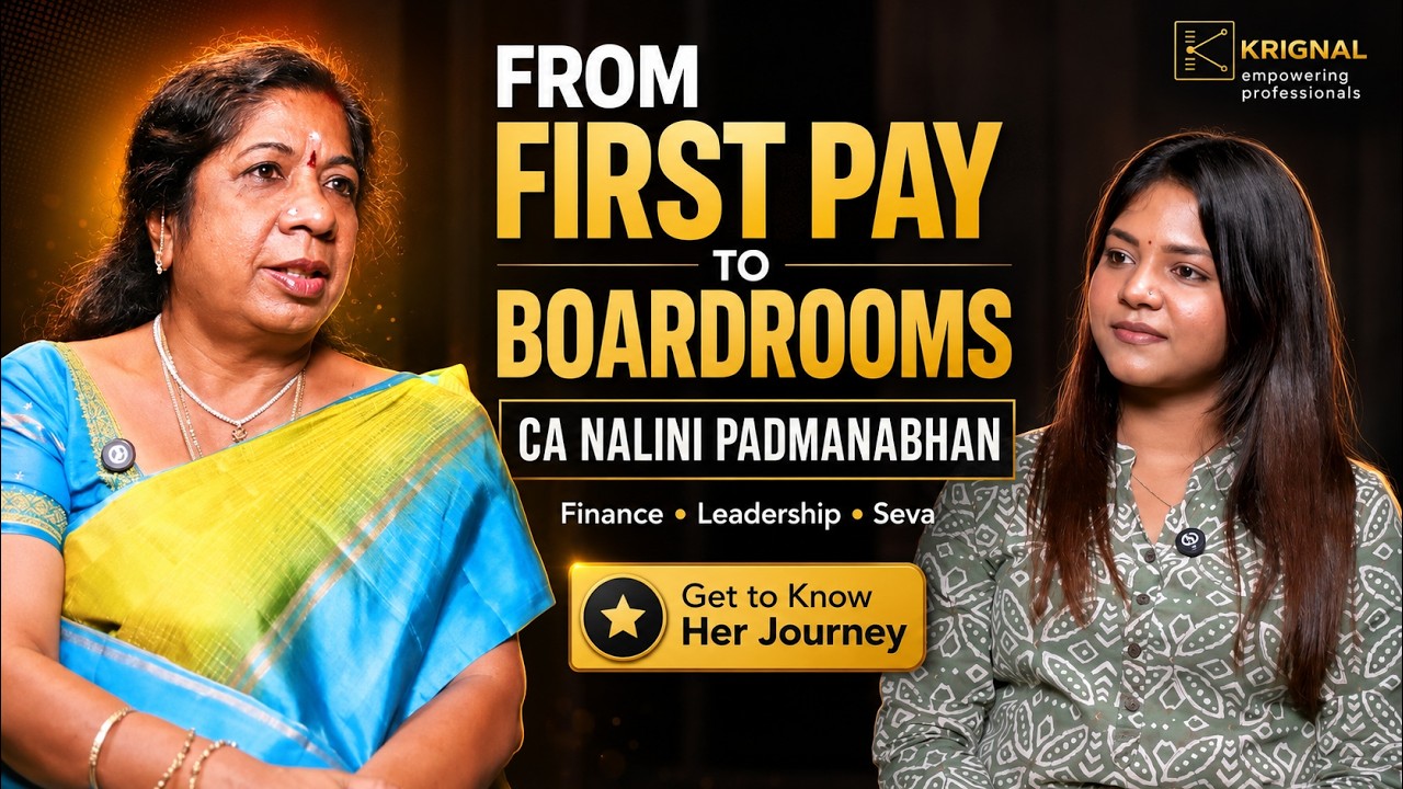 CA Nalini Padmanabhan on The Journey