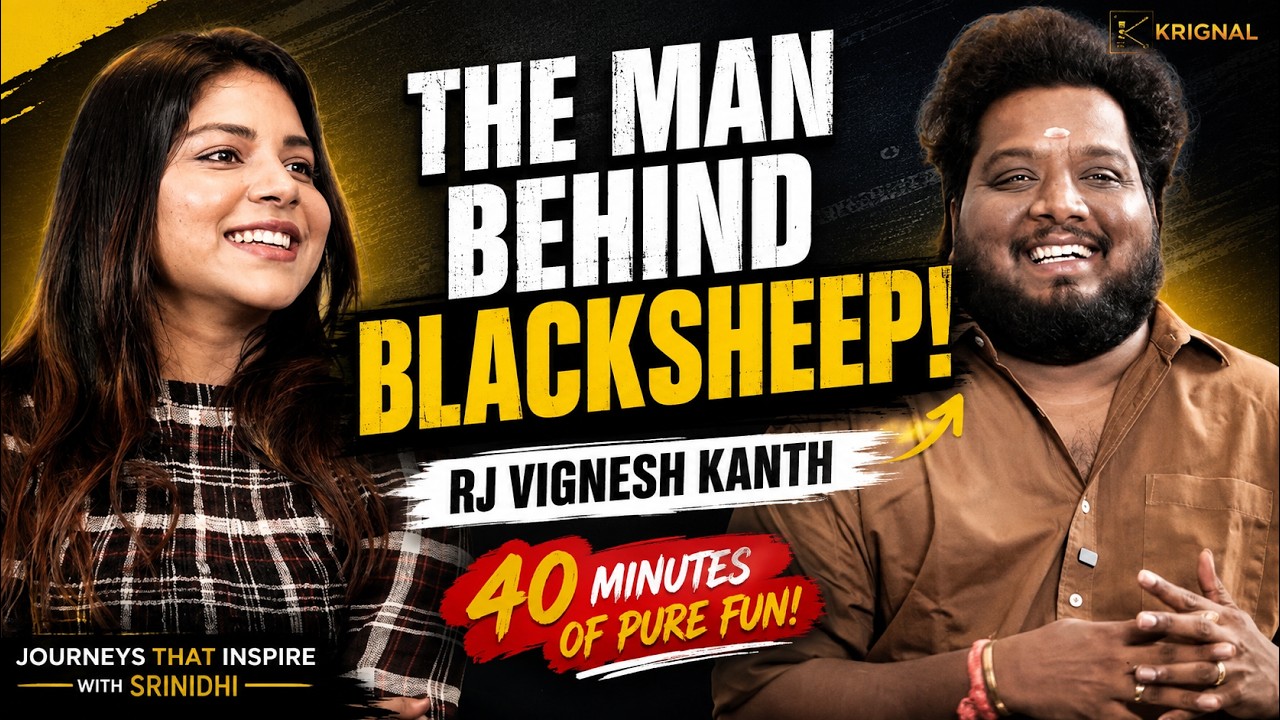 RJ Vigneshkanth on The Journey